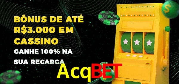 Acqbet melhor bônus de depósito